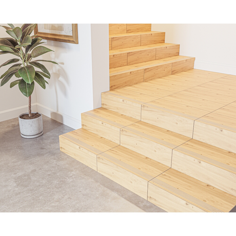 Gres szkliwiony stopnica ASHVILLE beige mat 29,7x59,8 gat. I